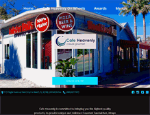 Tablet Screenshot of cafeheavenly.com